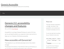 Tablet Screenshot of genesis-accessible.org